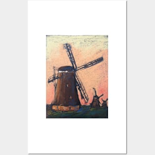 Netherlands Mill Posters and Art